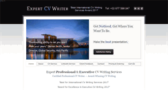 Desktop Screenshot of expertcvwriter.com